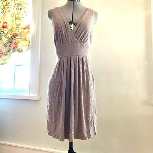 Mercer & Madison beige jersey knit sun dress